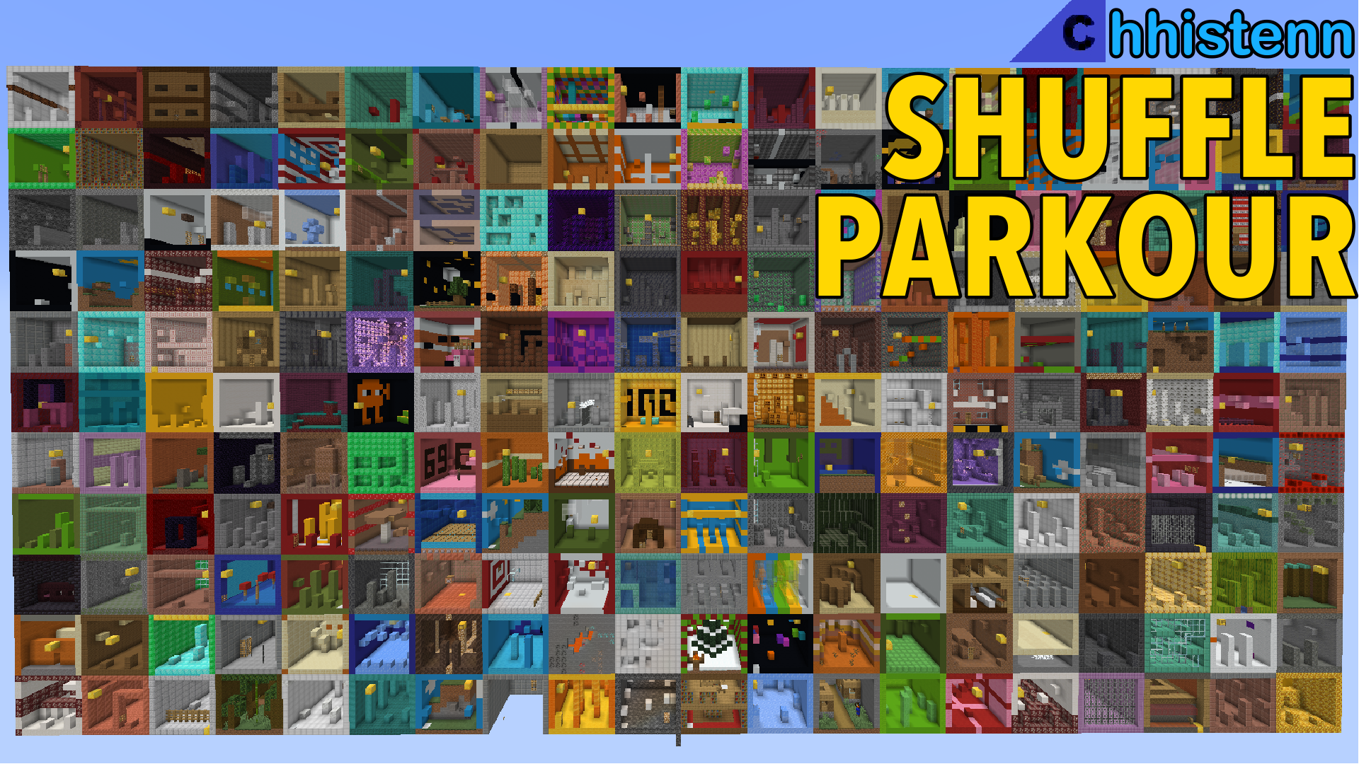 Tải về Shuffle Parkour cho Minecraft 1.18.1